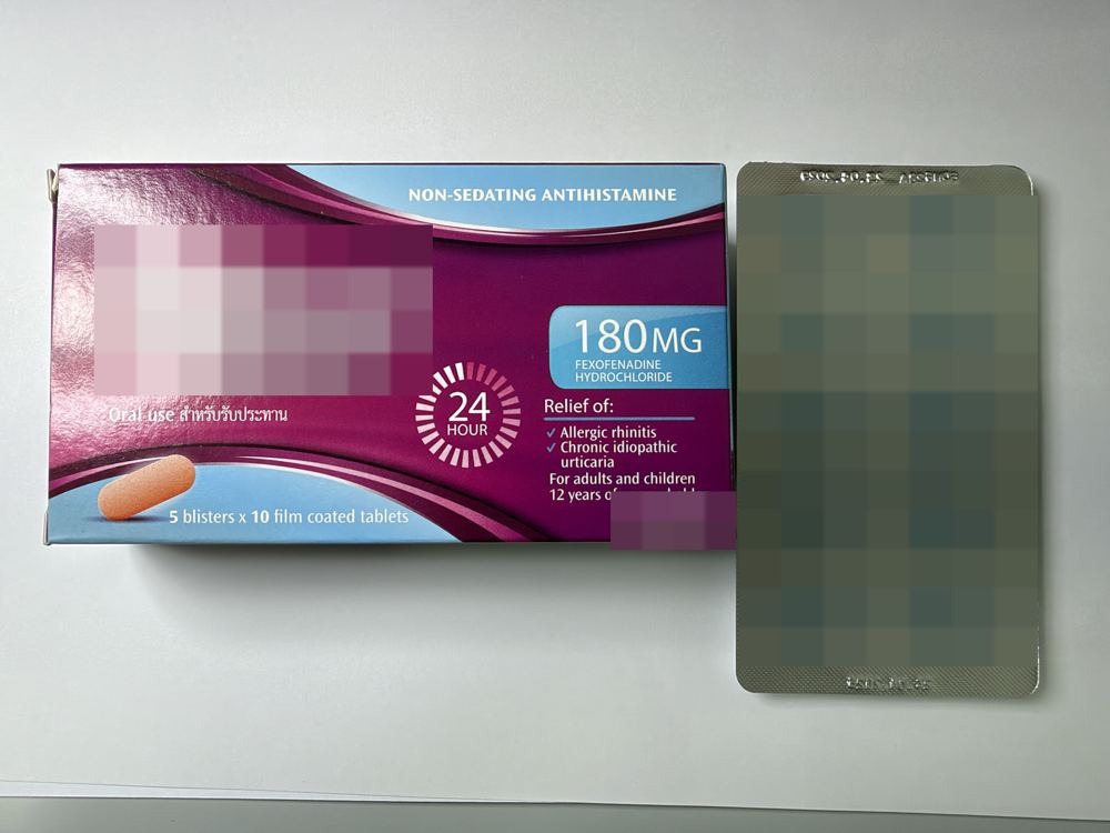 Fexofenadin 180 mg